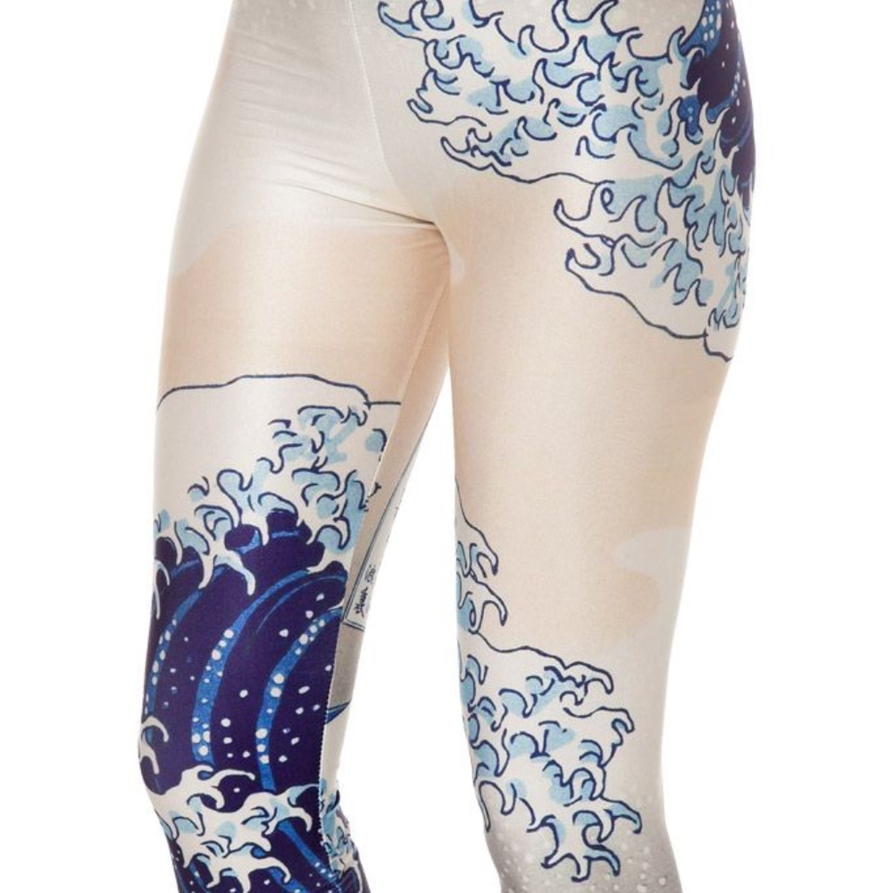 BlackMilk The Great Wave Leggings - Size: S